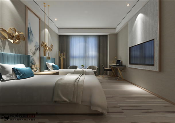 宁夏现代酒店装修设计方案|增加现代艺术质感的升华