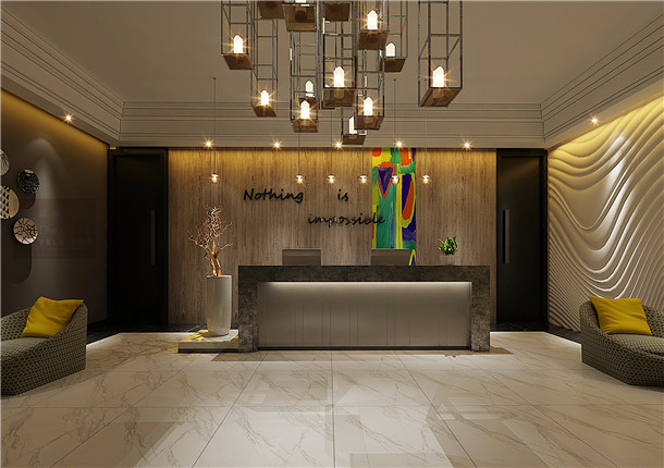 宁夏西夏文化宫酒店装修设计|艺术与线条的完美结合。