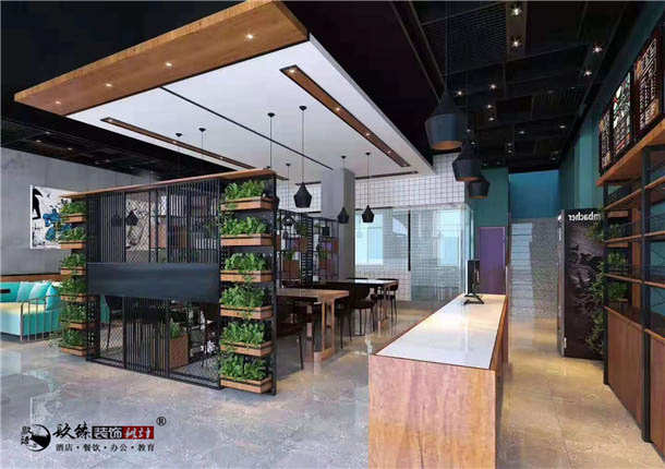 宁夏雅食餐厅设计|提升了店内整洁感和高品质