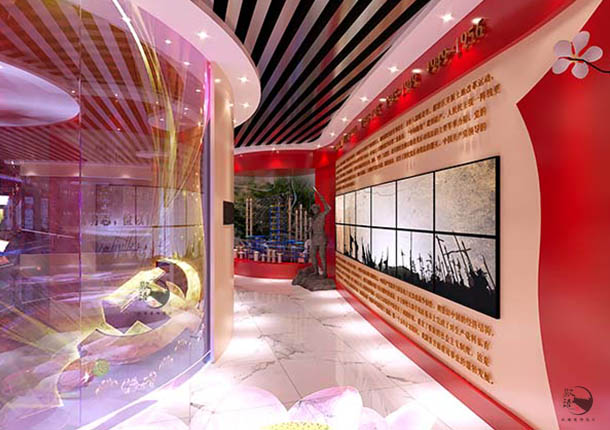 宁夏党风展厅设计|鲜明特色和美感的设计效果
