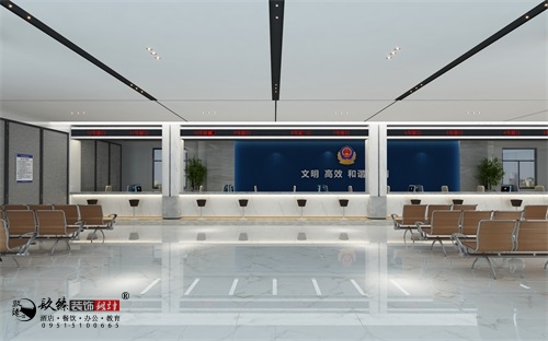 宁夏交通警察局办公楼设计方案鉴赏|宁夏办公楼设计装修公司推荐