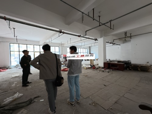 宁夏设计装修公司|宁夏枫乐餐厅设计装修项目现场勘察